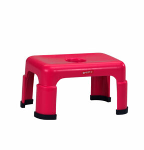 Bangku Plastik Pendek Kotak Lion Star G-3 Square Stool, Ukuran 290 x 200 x H 153 mm | Kursiplastik.id | Raja Plastik Indonesia