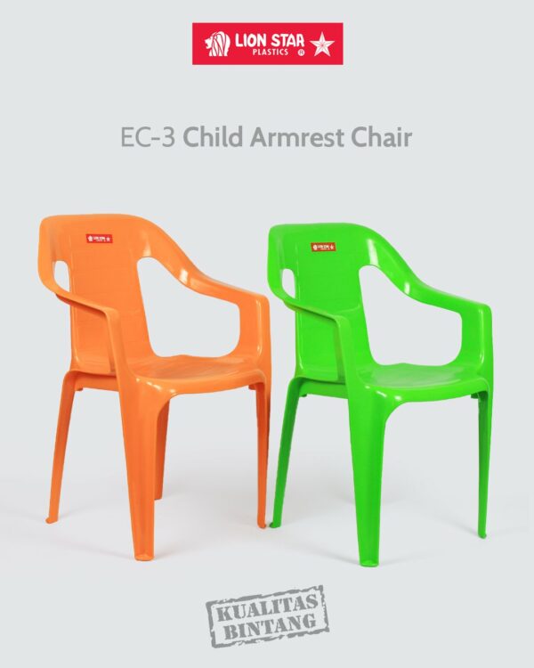 KURSI PLASTIK ANAK LION STAR TIPE EC-3 CHILD ARMREST CHAIR (11) Kursi Plastik Anak Sandaran Lion Star EC-3 Child Armrest Chair | Kursiplastik.id