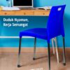 KURSI PLASTIK LION STAR SORRENTO CHAIR EC-39 (3) KURSI PLASTIK SANDARAN LION STAR TIPE EC-39 SORRENTO CHAIR: Kursi Plastik Modern dengan Desain Elegan dan Nyaman