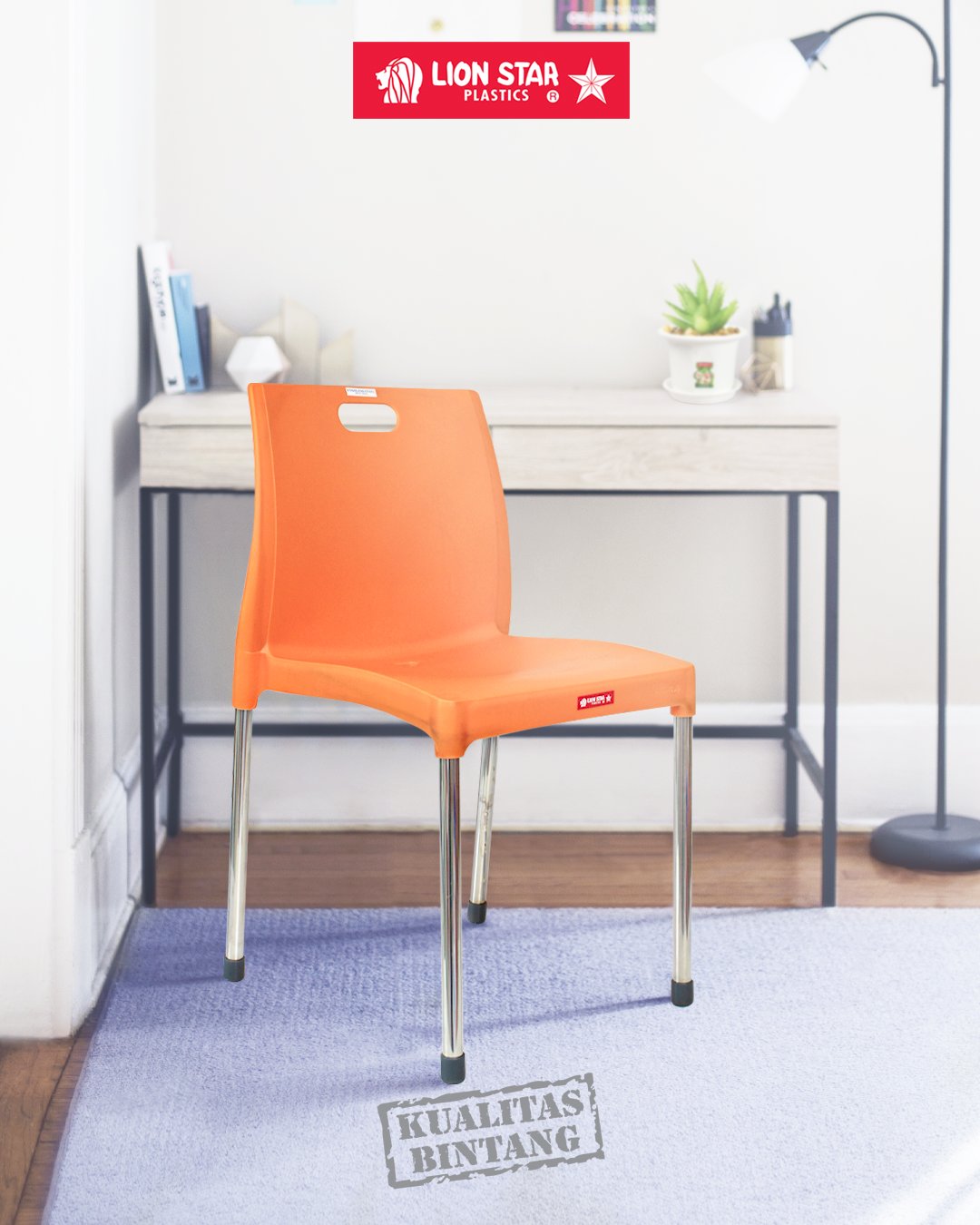 KURSI PLASTIK SANDARAN LION STAR TIPE EC-39 SORRENTO CHAIR