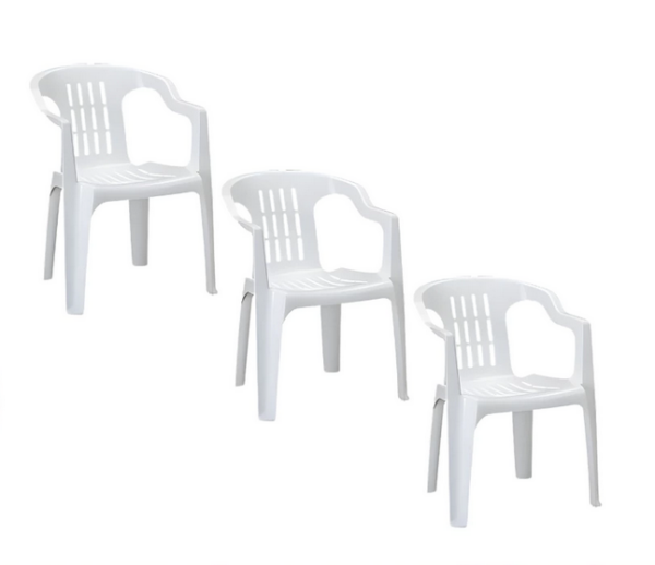 KURSI PLASTIK SANDARAN LION STAR IMPALA EC-6 (2) Kursi Plastik Sandaran Tangan Lion Star EC-6 Impala Chair: Kursi Plastik Nyaman dengan Sandaran Tangan untuk Indoor dan Outdoor