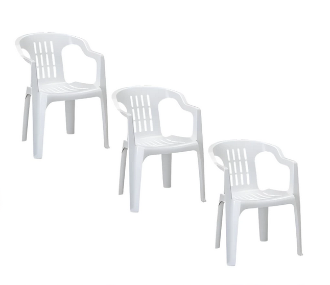 Kursi Plastik Sandaran Tangan Lion Star EC-6 Impala Chair: Kursi Plastik Nyaman dengan Sandaran Tangan untuk Indoor dan Outdoor