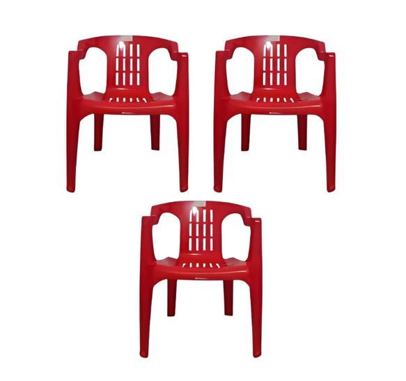 Kursi Plastik Sandaran Tangan Lion Star EC-6 Impala Chair: Kursi Plastik Nyaman dengan Sandaran Tangan untuk Indoor dan Outdoor