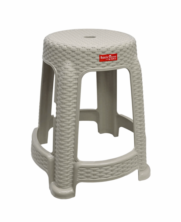 Kursi Bakso Plastik Basic Home BHG-5 Rotana High Stool, Ukuran 415 x 415 x 460 mm | Kursiplastik.id | Raja Plastik Indonesia