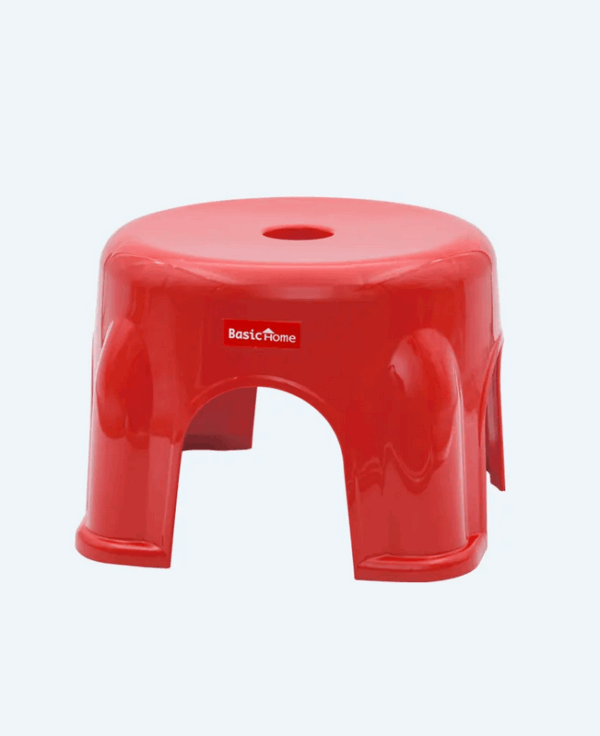 Kursi Plastik Pendek Bulat Basic Home BHG-3 Lana Round Stool, Ukuran Ø 300 x H 175 mm | Kursiplastik.id | Raja Plastik Indonesia