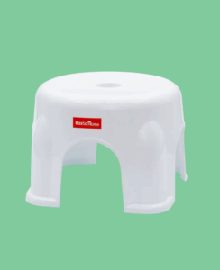 Kursi Plastik Pendek Bulat Basic Home BHG-3 Lana Round Stool, Ukuran Ø 300 x H 175 mm | Kursiplastik.id | Raja Plastik Indonesia