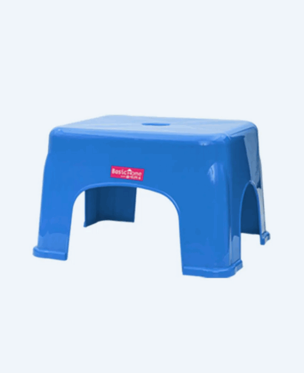 Kursi Plastik Pendek Segi Empat Basic Home BHG-4 Amana Wide Stool, Ukuran 390 x 325 x 235 mm | Kursiplastik.id | Raja Plastik Indonesia