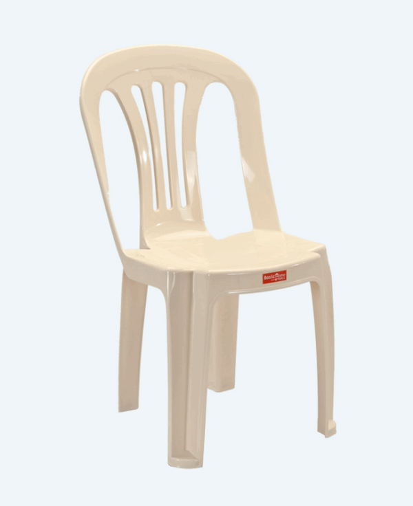 Kursi Plastik Sandaran Basic Home Tipe BEC-1 Tifo Chair Ukuran 390 x 348 x H 628 mm | Raja Plastik Indonesia