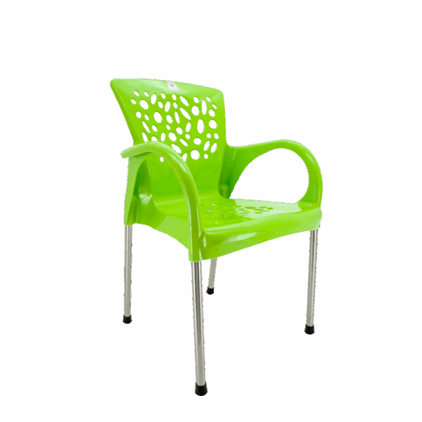 Kursi Plastik Sandaran Green Leaf Santorini Chair 1172, Ukuran 549 x 540 x 865 mm | Kursiplastik.id | Raja Plastik Indonesia