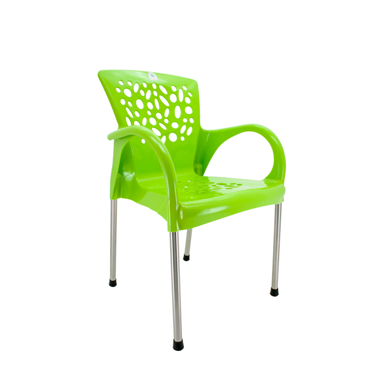 Kursi Plastik Sandaran Green Leaf Santorini Chair 1172, Ukuran 549 x 540 x 865 mm | Kursiplastik.id | Raja Plastik Indonesia