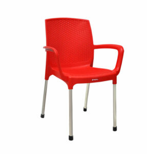 Kursi Plastik Sandaran Lion Star Tipe EC-38 Amalfi Chair Ukuran 590 x 560 x H 850 mm | Raja Plastik Indonesia | Kursiplastik.id