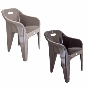 Kursi Plastik Sandaran Premium Green Leaf Sparta Chair 1181, Ukuran 600 x 587 x 760 mm | Raaj Plastik Indonesia | Kursiplastik.id