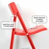 KURSI PLASTIK LIPAT INDOOR OUTDOOR LION STAR FC-8 FOLDING CHAIR: Kursi Plastik Lipat Modern yang Praktis, Ringkas, dan Multifungsi