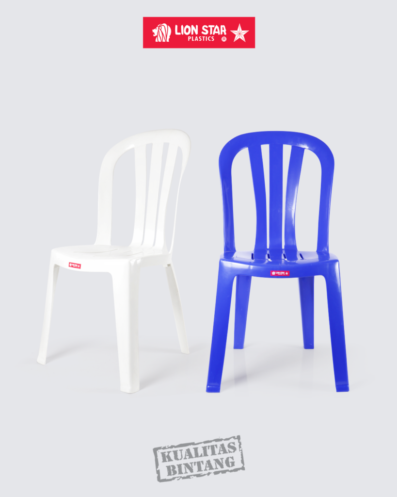 KURSI PLASTIK SANDARAN LION STAR TIPE EC-8 TIVOLI CHAIR: Kursi Plastik Modern yang Nyaman, Kokoh, dan Elegan untuk Berbagai Kebutuhan